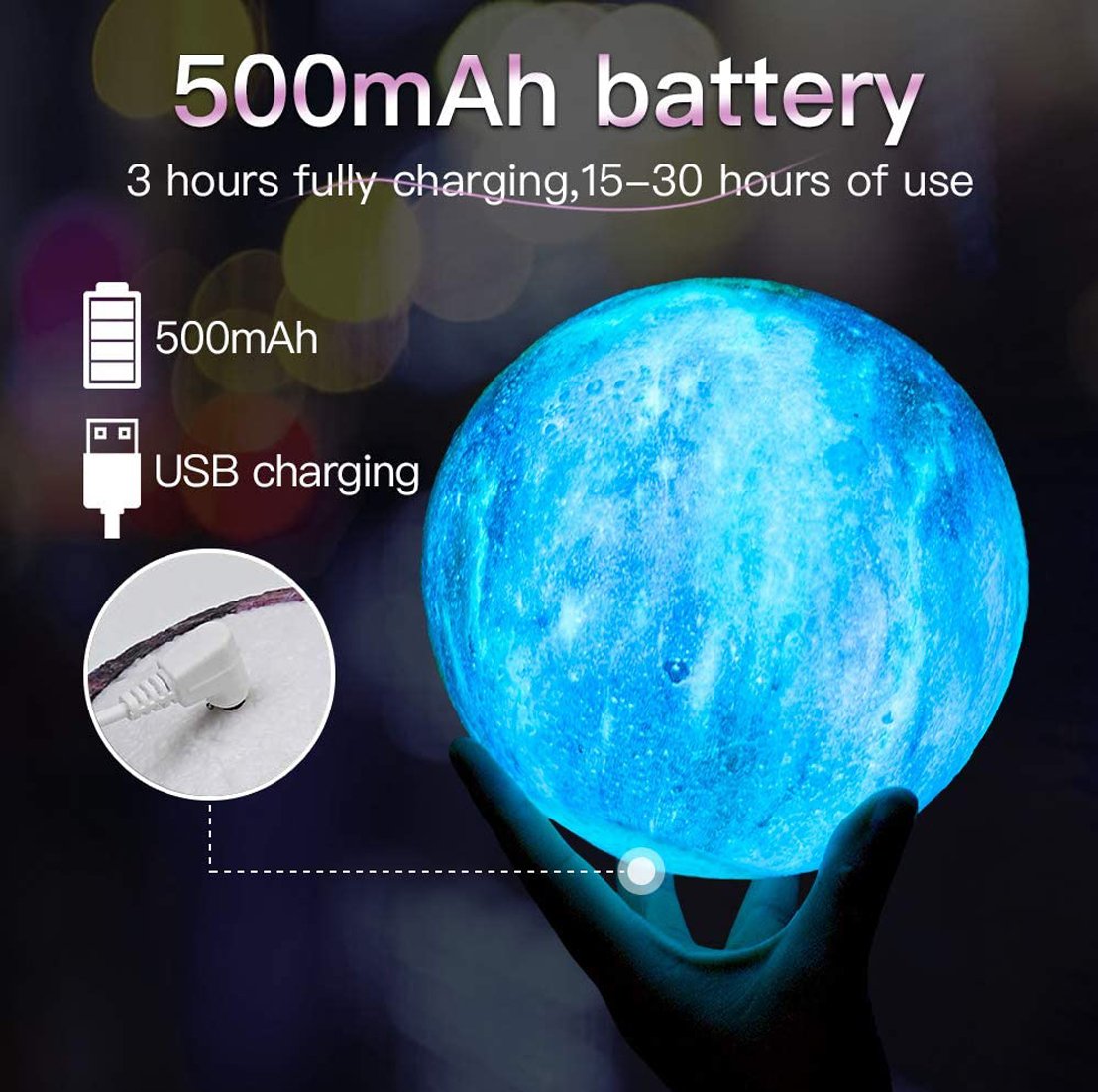 16 Color Moon Lamp Kids Night Light Galaxy Lamp