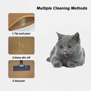 Waterproof Double Layer Cat Litter Mat