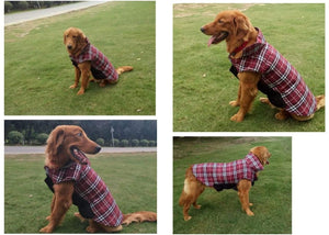 Reversible Cozy Dog Winter Coat Waterproof British Style