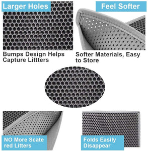 Waterproof Double Layer Cat Litter Mat