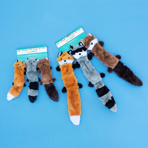 Skinny Peltz No Stuffing Squeaky Plush Dog Toy